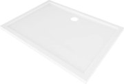 Mexen, Mexen Flow obdĺžniková sprchová vanička slim 75 x 80 cm, biely lesk - 46R107580