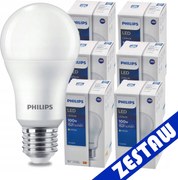 SADA 6 LED žiaroviek E27 13W = 100W PHILIPS 1521lm Teplá biela 2700k LED žiarovka A60