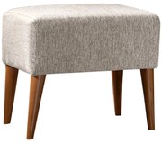 Taburet NIMO 46x50 cm krémový