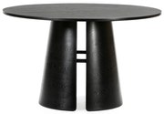Čierny okrúhly jedálenský stôl Teulat Cep, ø 137 cm