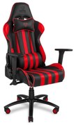 Yenkee - Herná stolička čierna/červená