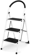 4Home Skladacie oceľové schodíky Steps​, 3 stupne, 3 stupne