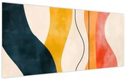 Obraz - Minimalistická farebná ilustrácia II. (120x50 cm)