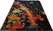 Moderný viacfarebný koberec Magic Cosmos – geometrický vzor Rozmer: 80x150 cm