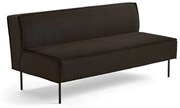 Pohovka COPENHAGEN PLUS, 2-miestna, látka, hnedá