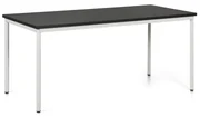 Jedálenský stôl TRIVIA, sivá podnož, 1600 x 800 mm, wenge