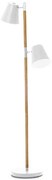 Podlahová lampa Leitmotiv Rubi 150cm, biela