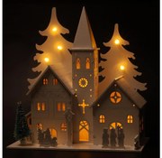 Brilagi - LED vianočná dekorácia LED/2xAA kostolík