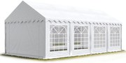 Pártystany-Jičín s.r.o. Party stan 4x8m - PVC Premium Ohňovzdorný Farba: Biela