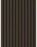 Mexen Lam-F, akustické stenové lamely 275 × 30 cm, plstený podklad 8 mm, technická dyha, orech pálený, S105-275307-3015-024
