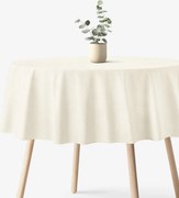 Goldea okrúhly obrus malaga - smotanový Ø 100 cm