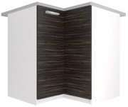 Kuchynská skrinka Belini spodná rohová 90 cm eben kráľovský s pracovnou doskou  TOR SNP90/2/WT/HK/0/T