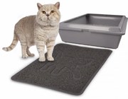 Flamingo Podložka pred mačaciu toaletu Rosie, sivá