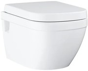 Wc s doskou softclose závesné GROHE EURO-CERAMIC alpská biela  so zadným odpadom 39703000