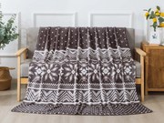 XPOSE® Mikroplyšová deka TORM - sivá 140x200 cm