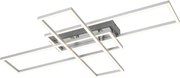 XXXLutz STROPNÉ LED SVIETIDLO, 82,5/55/8 cm Novel - Interiérové svietidlá - 008227183601