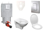 Cenovo zvýhodnený závesný WC set Grohe na zamurovanie + WC S-Line S-line Pro 38643SET-KD