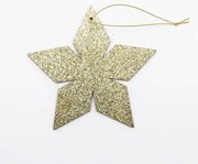 DECOLED Zlatá hviezda, 2D, 40 cm