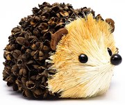 DECOLED Dekorace ježek, 11x8,5 cm