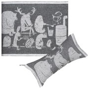 Sada do sauny na sedenie Eläinten, tmavo sivá