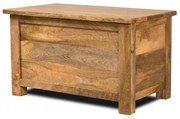 Truhlica 90x45x45 Hina z mangového dreva Mango natural