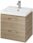 Cersanit Lara City 50, SET skrinka + umývadlo, 494x397x460 mm, orech, S801-155-DSM