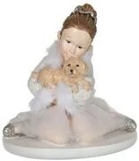 Sediaci baletka s psíkom - 9 * 7 * 9 cm