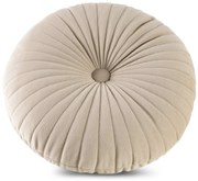 DEKORAČNÝ VANKÚŠ VELVET68 (FI) 40 CM BÉŽOVÁ