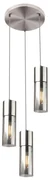 Globo 21000-3HN - Luster na lanku ANNIKA 3xE27/25W/230V pr. 30 cm chróm GL5480