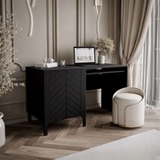 PISACÍ STÔL SALOME ČIERNY 135 cm