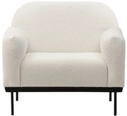 Biele relaxačné kreslo ANDERSON