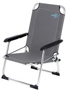 Skladacia kempingová stolička sivá
