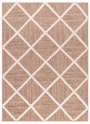 Koberec SPARK 0708A štvorce, béžový / krémový