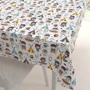 Biante Detský bavlnený obdĺžnikový obrus Sandra SA-045 Malí indiáni 60x100 cm