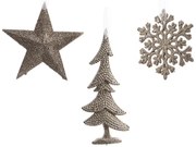 Plastová ozdoba 10,5 cm šamp. 515625