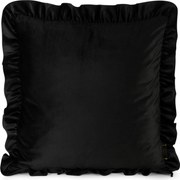 DEKORAČNÁ OBLIEČKA NA VANKÚŠ BRENDA 45X45 CM ČIERNA
