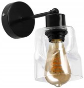 BERGE LED stropné svietidlo Luster E27, zvinovacie nástenné svietidlo, priehľadný štvorec