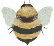 Žltý prateľný ručne tkaný bavlnený detský koberec 115x150 cm Bee – Lorena Canals