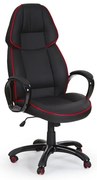Kancelárske kreslo Rubin, čierna / červená