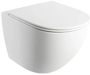 OMNIRES OTTAWAMWBM - Závesné WC s SoftClose sedátkom OTTAWA keramika/matná biela