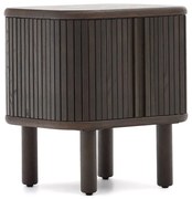 Tmavohnedý nočný stolík Mailen – Kave Home