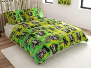 Bavlnené obliečky ARTEMIS zelené, 100% bavlna Rozmer obliečky: 70 x 90 cm | 140 x 200 cm