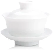 Gaiwan - porcelánový biely