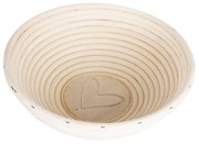 Orion Ošatka rattan okrúhla Srdce pr. 21 cm