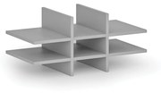 Nika PRIMO GRAY, 762 x 378 x 320 mm, sivá
