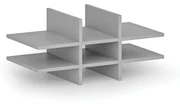 Nika PRIMO GRAY, 762 x 378 x 320 mm, sivá