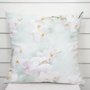 Biante Dekoračná obliečka na vankúš PM-019 Orchidey na svetlo zelenom 30 x 50 cm