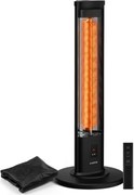 Klarstein BlazeTower infračervený ohrievač | 2000 W | 15 m² | Výkonný | 101 cm x 40 cm