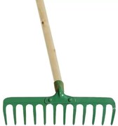 Kovové hrable 12 zubov