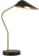 Searchlight EU60419BK - Stolná lampa SWAN 1xE14/7W/230V čierna